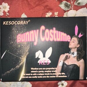 Black & White 3pcs set Bunny Costume